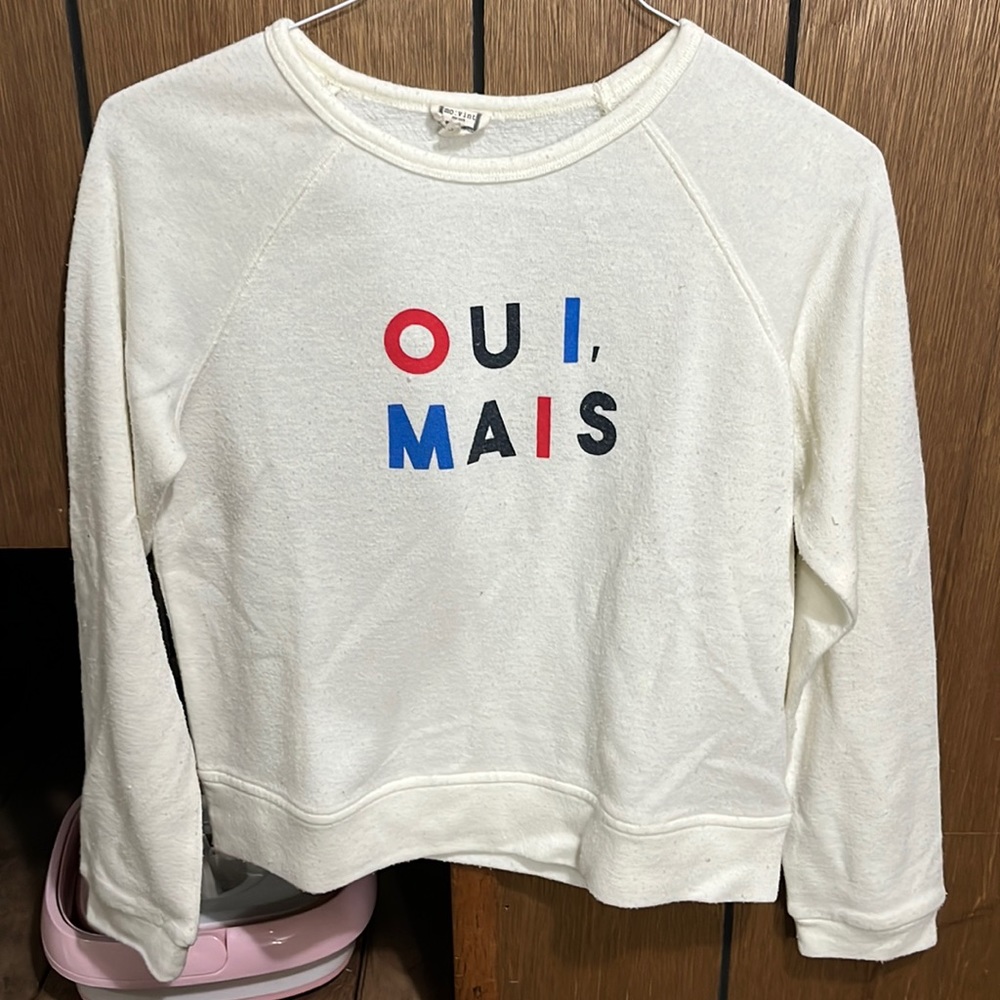 mo:vint New York Oui Mais sweatshirt